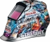 Cagoule de soudage automatique teinte 3-8/13 vision 97x40mm - design StreetArt