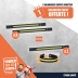 OPE VTEP - Lot de 3 baladeuses "capot" LED souple 1000 lumens avec support magnétique réf.82368 dont 1 offerte