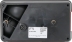 Feu arrière rectangle 12V droit 5 fonctions pour connecteur 5 plots 238x140mm