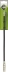 Flexible rilsan 8mm M10 300mm avec agrafe pour pompe à graisse - carte