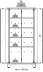 Armoire métallique haute 2 portes