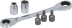 Coffret de douilles traversantes et embouts - 36 pcs