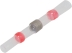 Cosse jonction bout à bout isolée thermorétractable à souder rouge - lot de 10 pcs