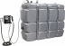 Cuve de stockage fuel PEHD double paroi 2000L avec station murale de transfert gasoil 230V