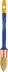 Pinceau rond à rechampir acrylique 25mm N°4 - lot de 12 pcs