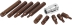 Embout hexagonal 10mm XZN de M5 à M12 avec douille porte embout 1/2" - coffret métallique de 11 pcs