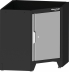 Meuble d'angle bas 1 porte avec 1 étagère