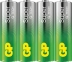 Blister de 4 piles "Super" LR6 AA Alcaline