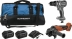 Pack 20V perceuse 60Nm/meuleuse 125mm/2 batteries Li-ion 4Ah - sac de transport