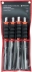 Chasse-goupilles 10-12-14-16mm 350mm avec manche mousse - pochette de 4 pcs