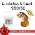 Calendrier de l'Avent - Savon végétal en poudre au lavandin réf.58130 acheté - 1 ceinture porte-outils réf.15723 offerte