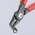 Pince coudée à 90° 130mm pour circlips intérieur 8/13mm