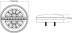 Feu arrière rond gauche LED 12/24V 3 fonctions dynamique 136mm