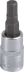 Douille tournevis 1/4" avec embout 37mm hexagonal 5mm