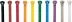 Collier nylon Ty-rap multicolore 4,8x186mm - lot de 100 pcs