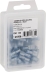 Cosse plate femelle 100% isolée bleue 6,3X0,8mm - lot de 100 pcs