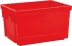 Bac de rangement rouge 20L 390x290x230mm