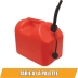 Jerrican plastique 20L base large homologué carburant