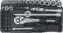 Coffret de douilles 1/4" - 42 pcs