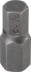 Embout hexagonal 10x30mm avec empreinte hexgonale 12mm