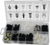 Clips de fixation en PVC HONDA - présentoir de 6 coffrets de 150 pcs