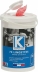 70 lingettes nettoyante mains imprégnées en pot distributeur - Format 27x31cm - carton de 6 pots
