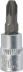 Douille tournevis 1/4" avec embout 37mm Pozidriv PZ3