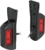 Feu de gabarit LED 12/24V rouge/blanc sur languette - lot droit + gauche 130x44,5mm