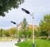 Lampadaire solaire LED 1600 lumens 15W avec détecteur
