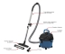 Aspirateur eau et poussière 10L 230V 1200W cuve plastique/souffleur