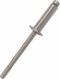 Rivet en acier de 3,2 à 4,8mm - coffret de 300pcs