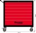 Servante XXL 7 tiroirs 914x458x1008mm