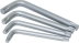 Clés mâles coudées Torx® courtes de T6 à T60 - boîte métallique de 15 pcs