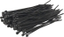 Collier nylon 2,5x100mm noir - 500 lots de 100 pcs