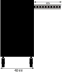 Servante d'atelier noire 7 tiroirs argent 680x460x1005mm