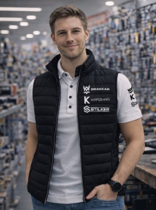 Doudoune sans manche noire taille L homme - Drakkar - Karzhañ - Stilker