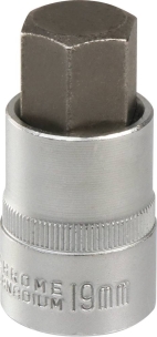 Douille tournevis 1/2" avec embout 55mm hexagonal 19mm