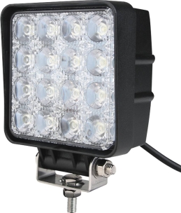 Phare de travail carré LED 10/32V 48W 3000 lumens