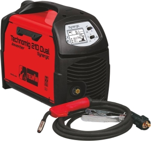 Poste à souder inverter MIG-MAG/FLUX/BRASAGE/MMA/TIG DC-LIFT 230V Technomig 210 Dual Synergic