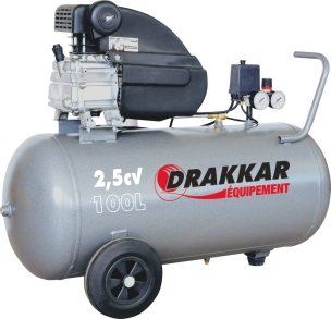 Compresseur 100L 8 bar 2,5CV 230V