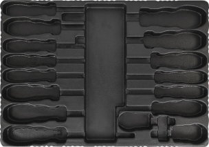 Module PVC 400x280x30mm vide pour tournevis