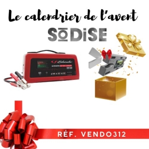 Calendrier de l'Avent - Chargeur de batterie automatique réf.54046 acheté - 1 affûteur de poche réf.10436 offert