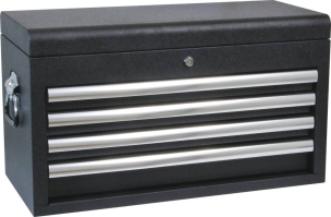 Coffre 4 tiroirs argents pour servante 660x306x377mm pour réf.09144