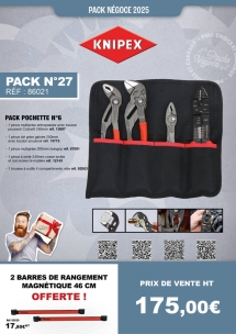 PN N°27 pochette de 4 pinces