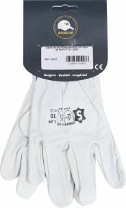 Gants de maîtrise tout cuir fleur de buffle T.10 - lot de 12 pcs sur carte