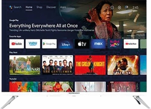 TV QLED 43" 4K - 108cm Android TV blanc