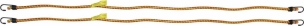 Sandow 10mm 1,2m avec crochets - lot de 2 pcs