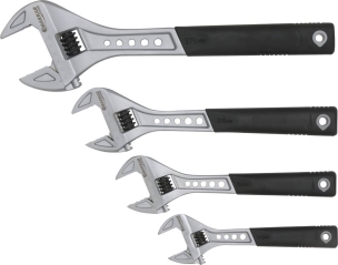 Clé à molette de 12" 300mm avec graduation et manche caoutchouc