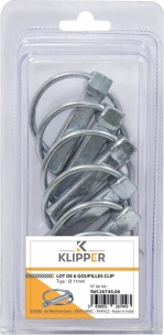 Goupilles clips 11mm - blister de 6 pcs