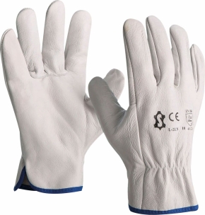 Gants de maîtrise tout cuir fleur de buffle T.9 - lot de 12 pcs